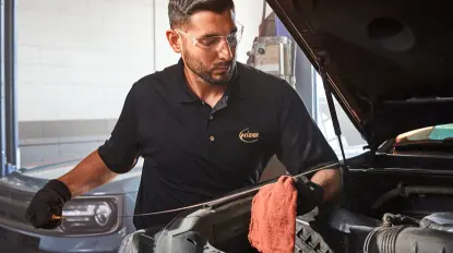 Oil change service